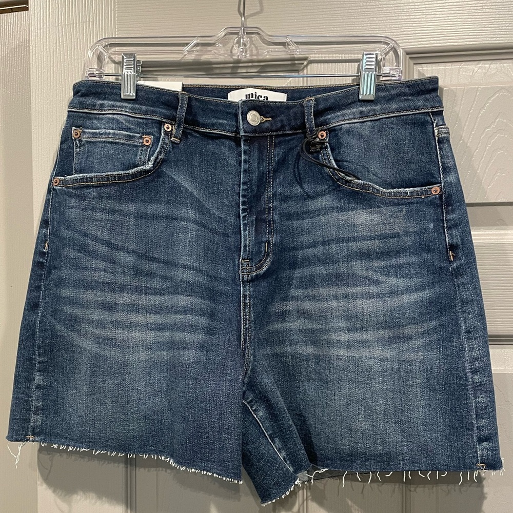 Mica Los Angeles Super High Rise Ryan Denim Shorts